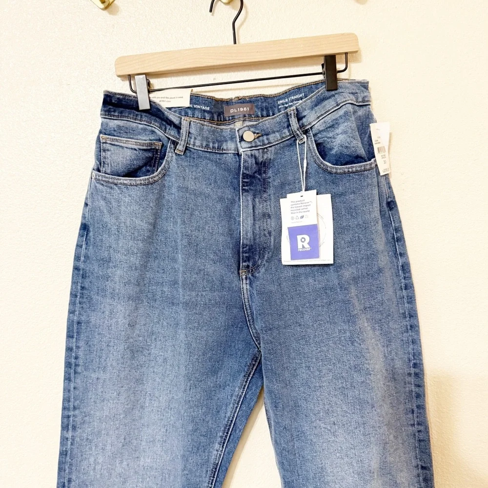 NWT DL1961 Emilie Straight Ultra High Rise Vintage 31